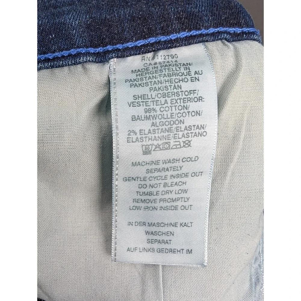 True Religion Geno Relaxed Slim‎ Mens Jeans Blue Size 38 Horseshoe Pocket